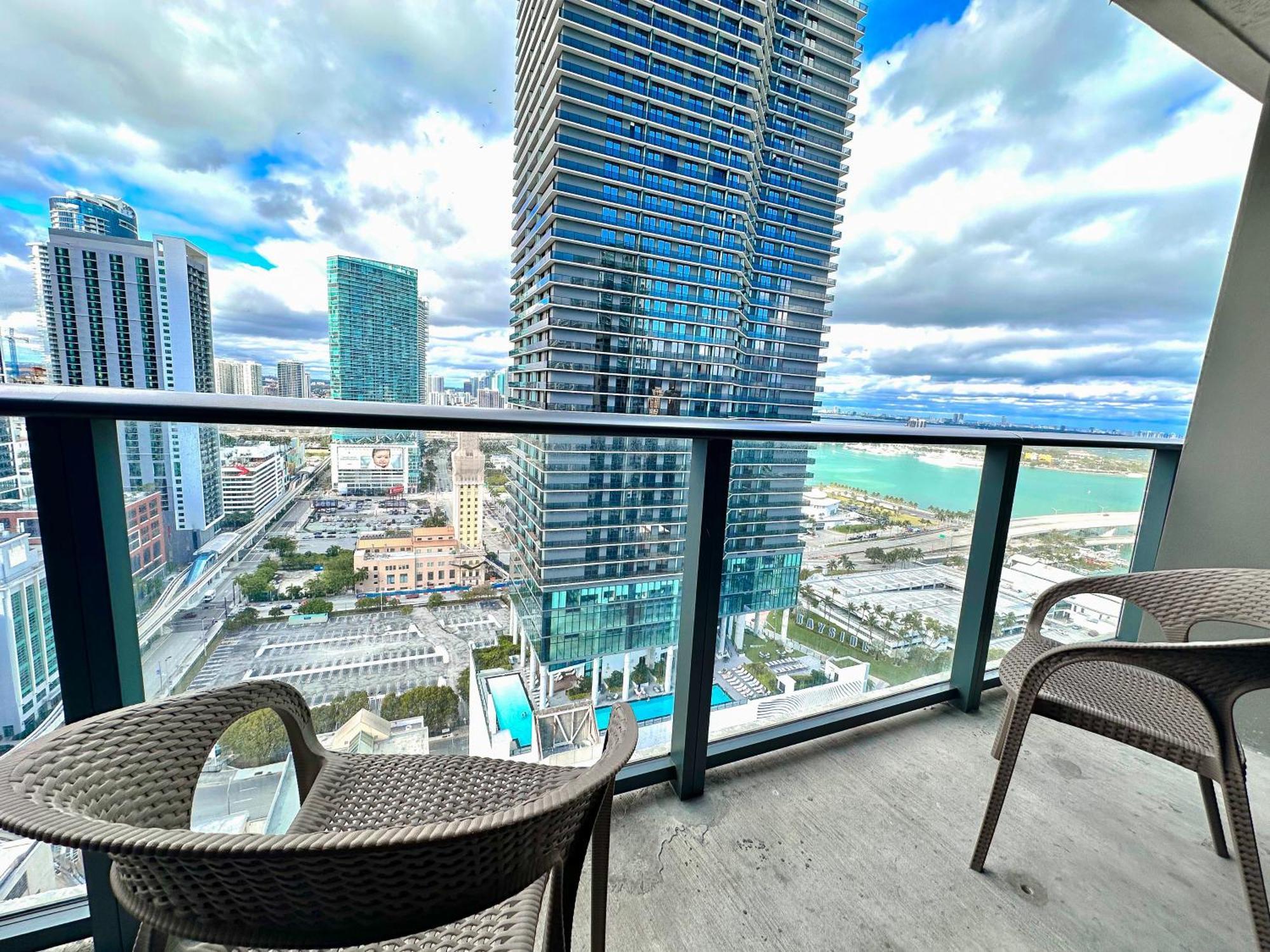 Ferienwohnung Luxury Loft - Free Parking - Ocean View - Brickell Downtown Miami Exterior foto