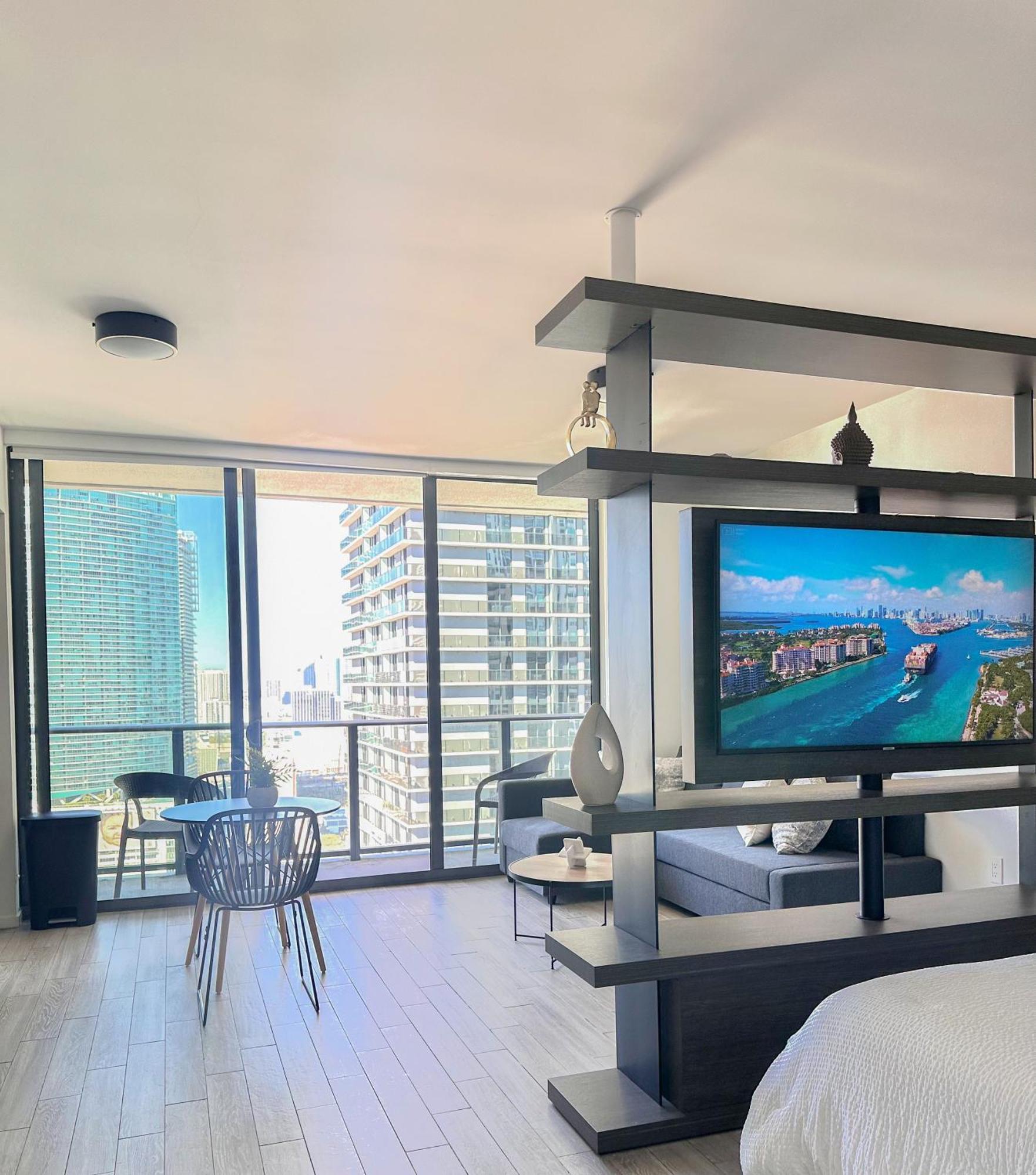 Ferienwohnung Luxury Loft - Free Parking - Ocean View - Brickell Downtown Miami Exterior foto