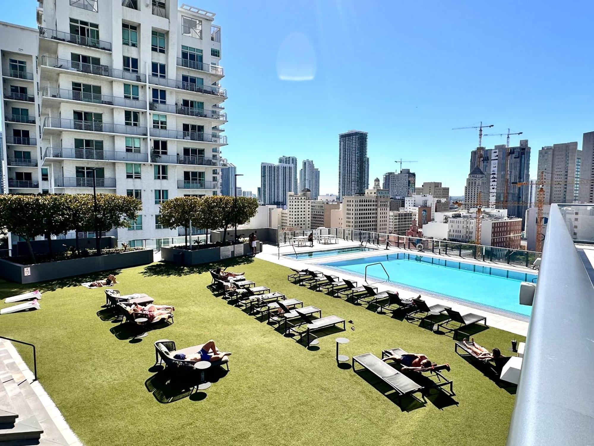 Ferienwohnung Luxury Loft - Free Parking - Ocean View - Brickell Downtown Miami Exterior foto