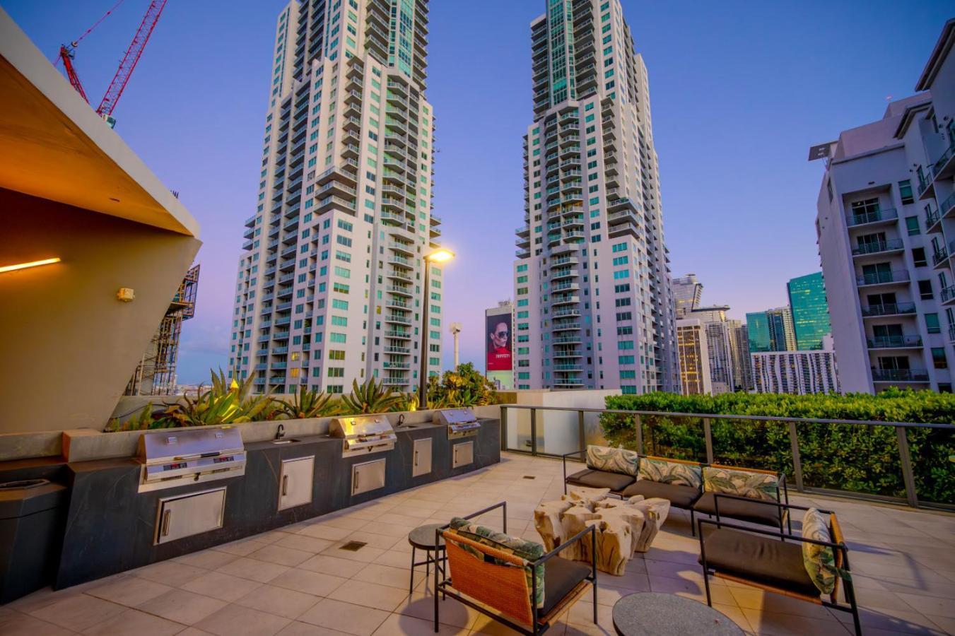Ferienwohnung Luxury Loft - Free Parking - Ocean View - Brickell Downtown Miami Exterior foto